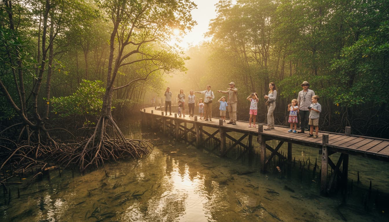 Benteng Hijau Pesisir: Peran Ekowisata Mangrove dalam Mitigasi Perubahan Iklim